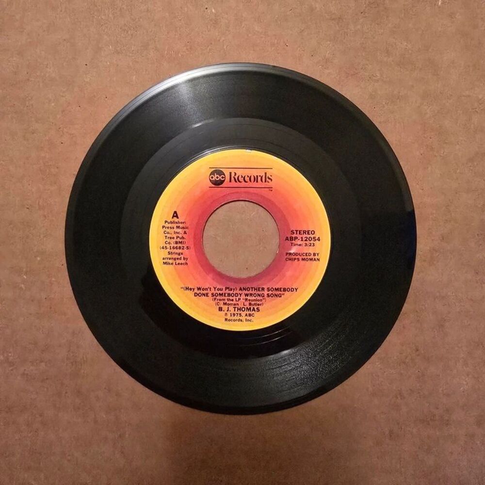 B.J. Thomas City Boys / Hey won't you play another somebody vinyl 45 record